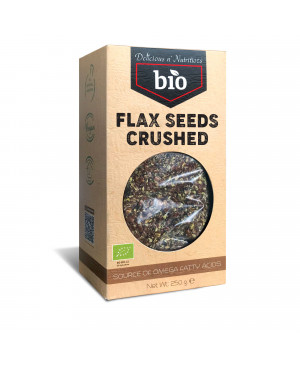 BIO FLAX SEEDS CRUSHED - 250 G