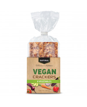 VEGAN CRACKERS - 130 G