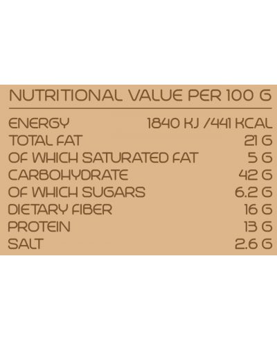 NATURAL CRACKERS ONION & CHEESE - 150 g